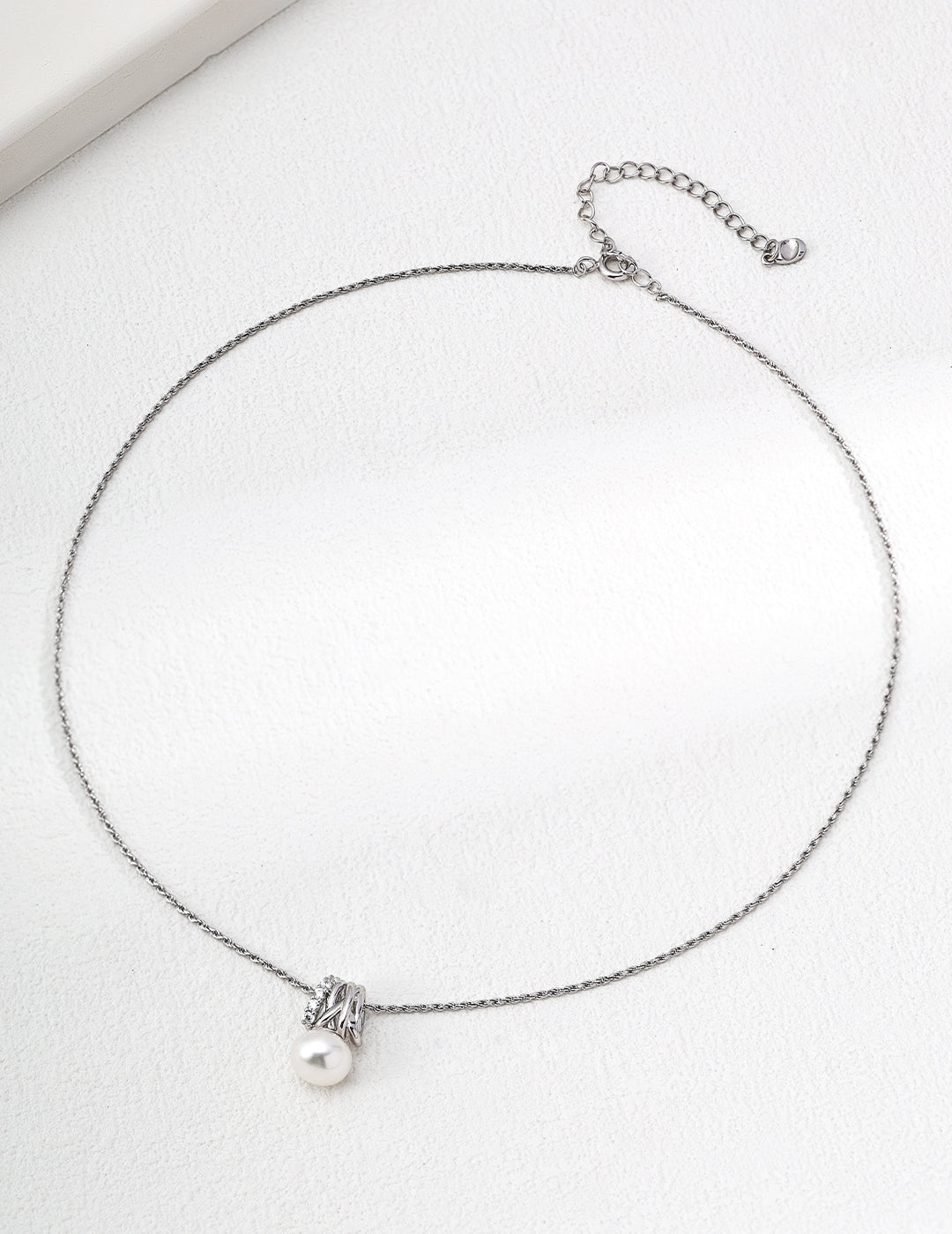 S925 Sterling Silver Natural Pearl & Zircon Necklace – Starlit Elegance