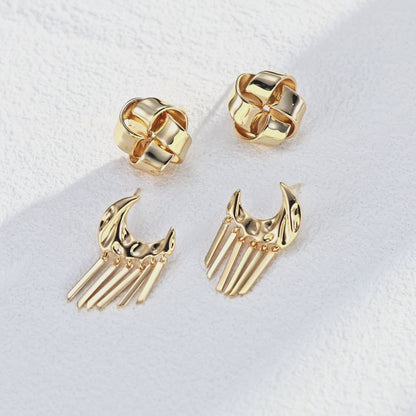 French Tassel Earrings | Vintage Minimalist Elegance