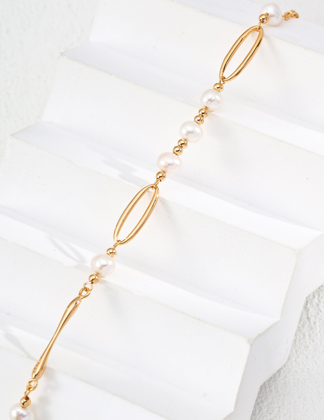 french inspired pearl necklace, S925 silver pearl necklace, 18K gold finish necklace, natural pearl jewelry, French elegant necklace, timeless pearl necklace