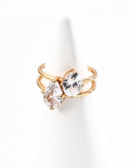 Minimalist Cubic Zirconia Ring, S925 silver CZ ring, minimalist gemstone ring, vintage gold platinum ring, elegant statement ring, cubic zirconia jewelry