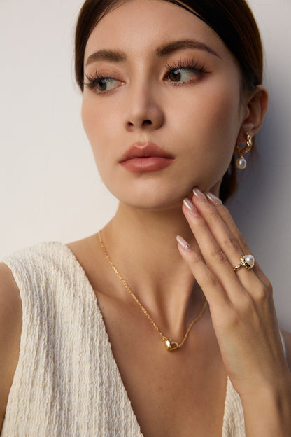 Minimalist Natural Pearl Ring, S925 silver pearl ring, natural pearl jewelry, adjustable ring, minimalist ring design, everyday elegant ring