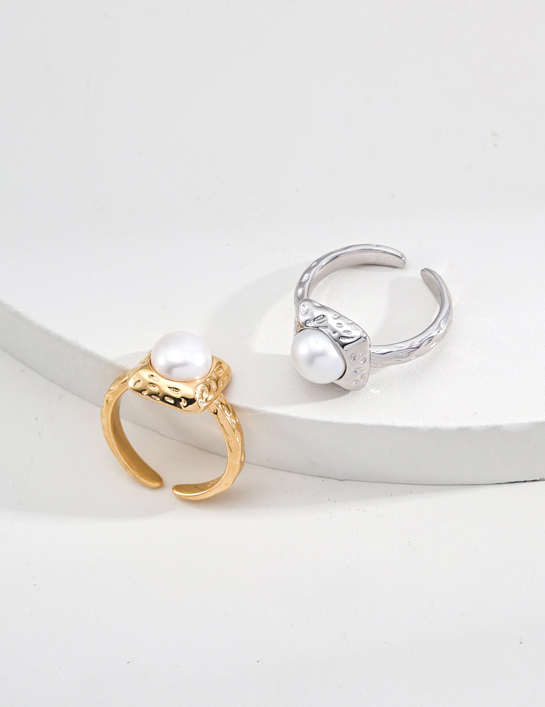 Minimalist Natural Pearl Ring, S925 silver pearl ring, natural pearl jewelry, adjustable ring, minimalist ring design, everyday elegant ring