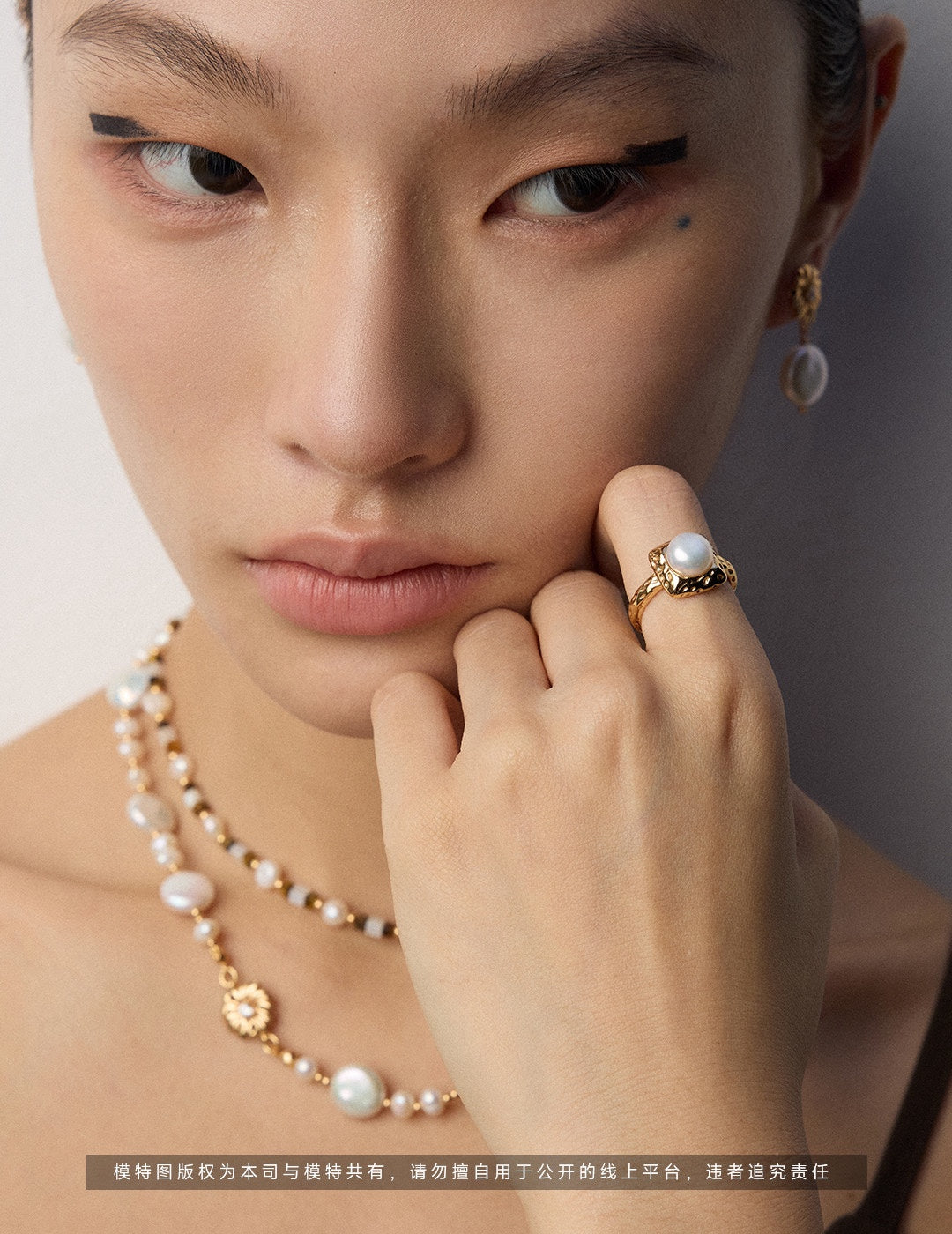Minimalist Natural Pearl Ring, S925 silver pearl ring, natural pearl jewelry, adjustable ring, minimalist ring design, everyday elegant ring