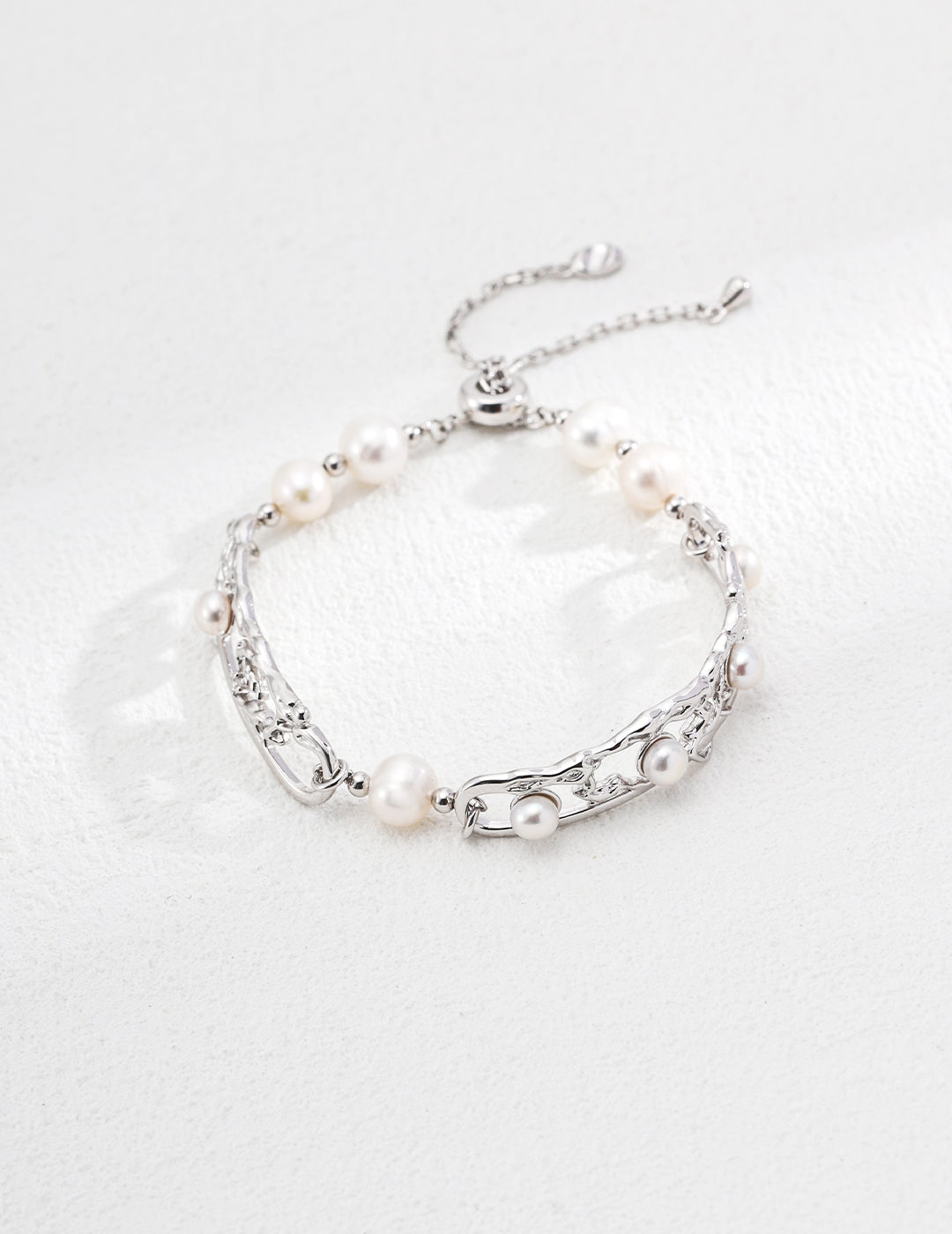 Vintage Natural Pearl Bracelet, natural pearl bracelet, Chinese plum blossom bracelet, S925 sterling silver bracelet, vintage pearl jewelry, oriental design bracelet