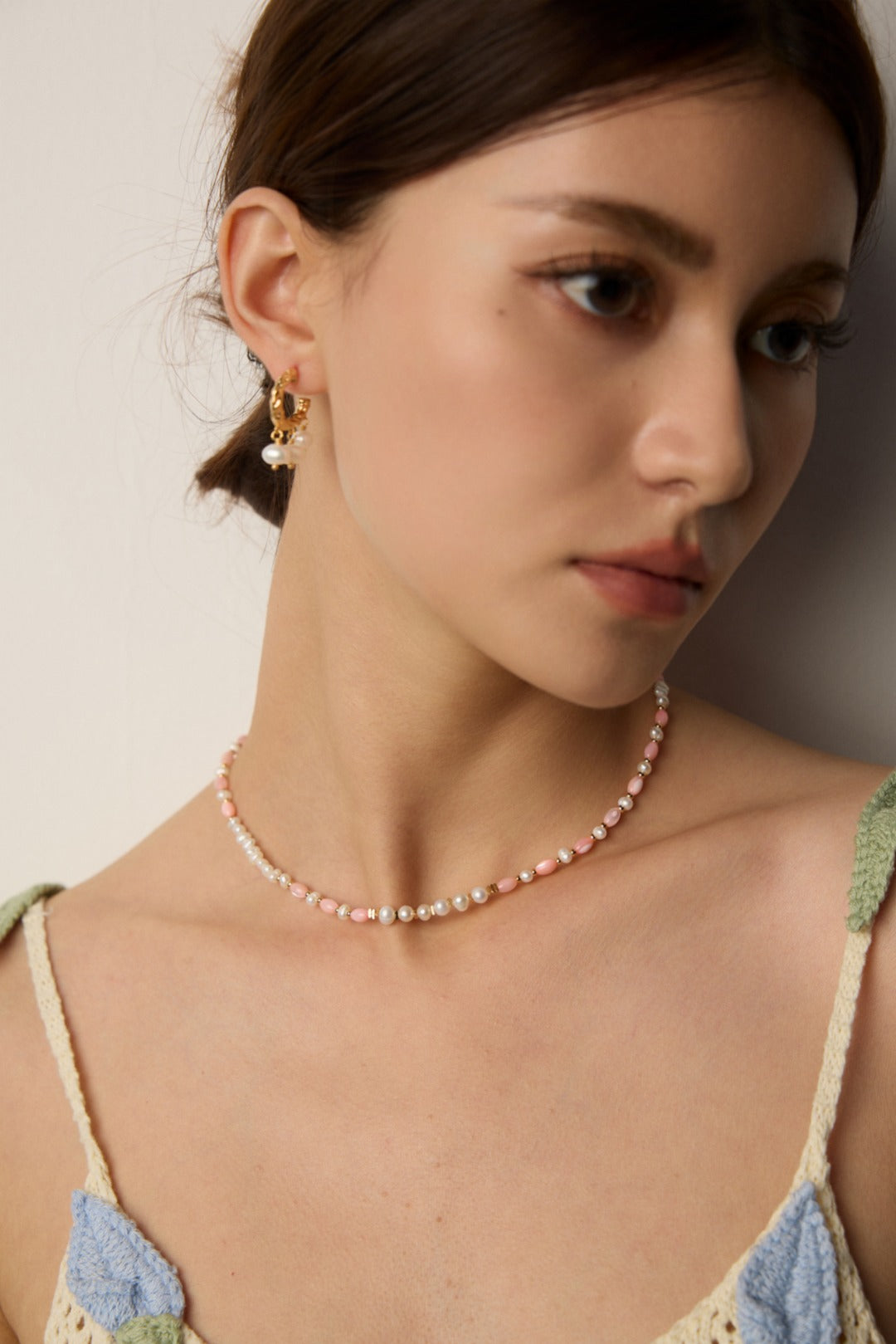 Natural Pearl C-Shaped Earrings, pearl C-shaped earrings, S925 silver pearl earrings, minimalist pearl jewelry, daily wear earrings, elegant pearl earrings