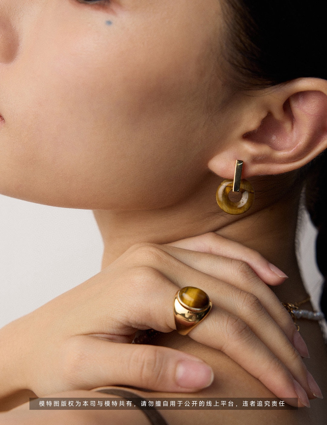 Vintage Tiger’s Eye Earrings ,  Vintage Tiger's Eye Earrings, tiger's eye gemstone earrings, natural brown gemstone earrings, S925 sterling silver earrings, 18K gold silver earrings, vintage gemstone jewelry