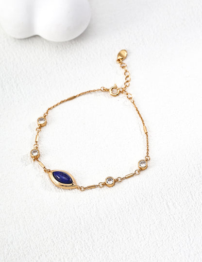 Lapis Lazuli Silver Bracelet, lapis lazuli bracelet,   sterling silver gemstone bracelet,   leaf design bracelet,   zircon accent bracelet,   vintage silver bracelet,   blue gemstone jewelry, 