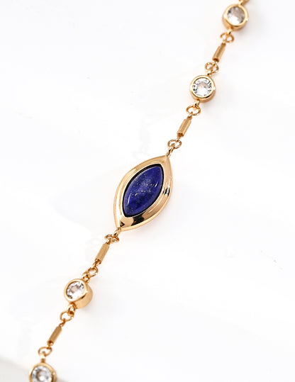 Lapis Lazuli Silver Bracelet, lapis lazuli bracelet,   sterling silver gemstone bracelet,   leaf design bracelet,   zircon accent bracelet,   vintage silver bracelet,   blue gemstone jewelry, 