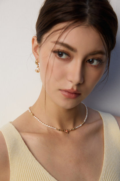 Baroque Natural Pearl Earrings | Lava Inspired Design