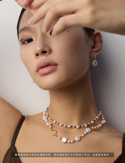 Tiger’s Eye & Natural Pearl Necklace