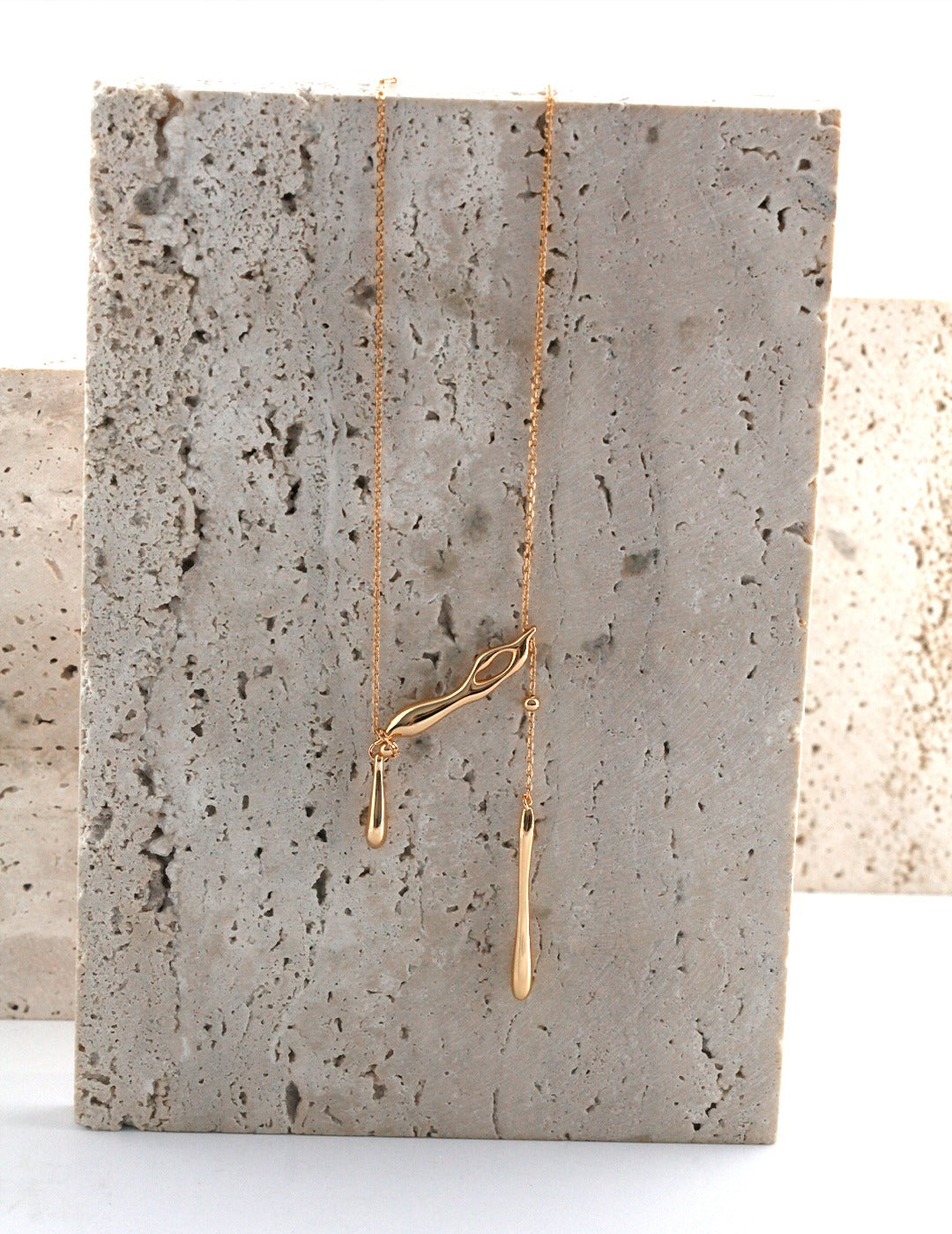 S925 Sterling Silver Minimal Water Drop Necklace