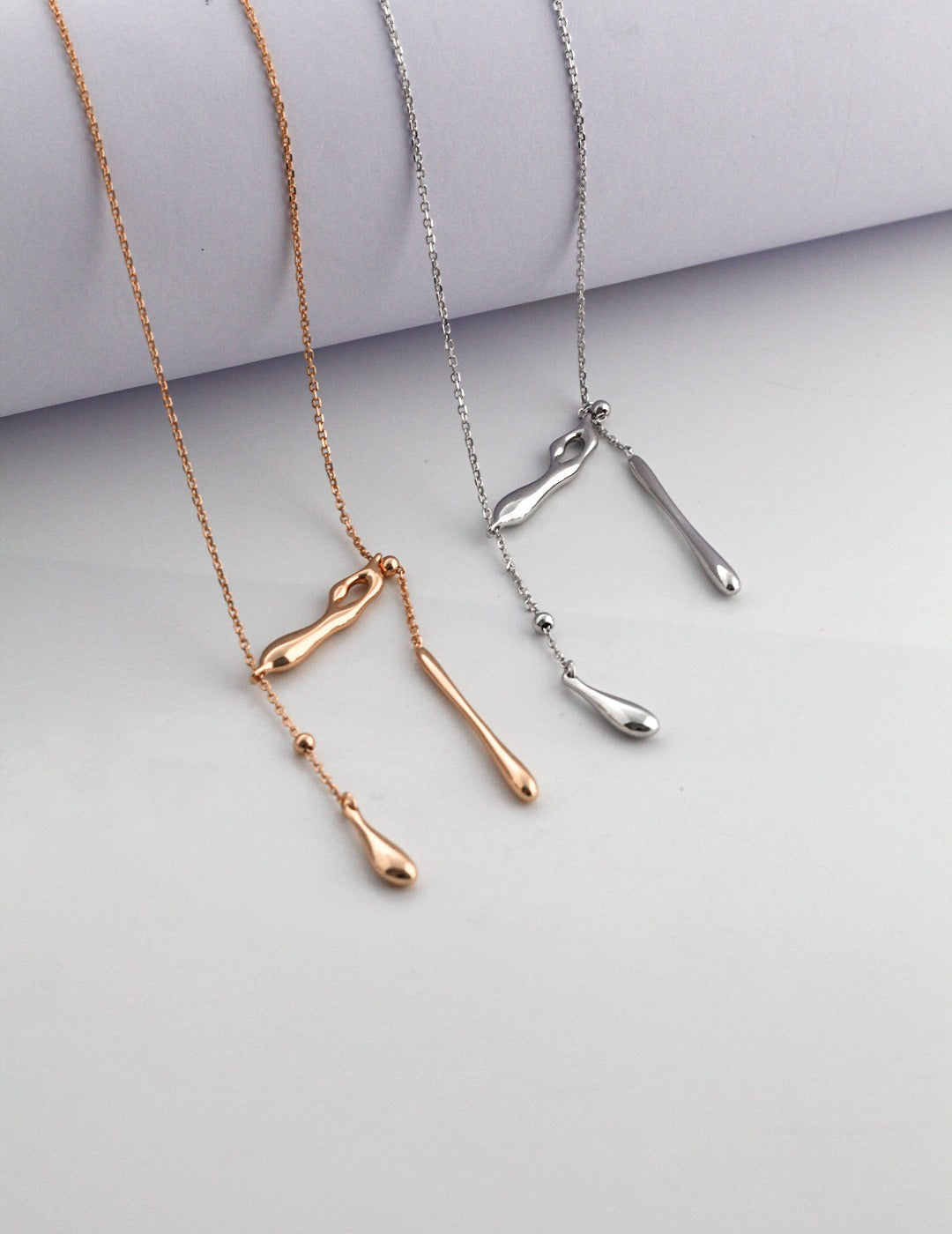 S925 Sterling Silver Minimal Water Drop Necklace